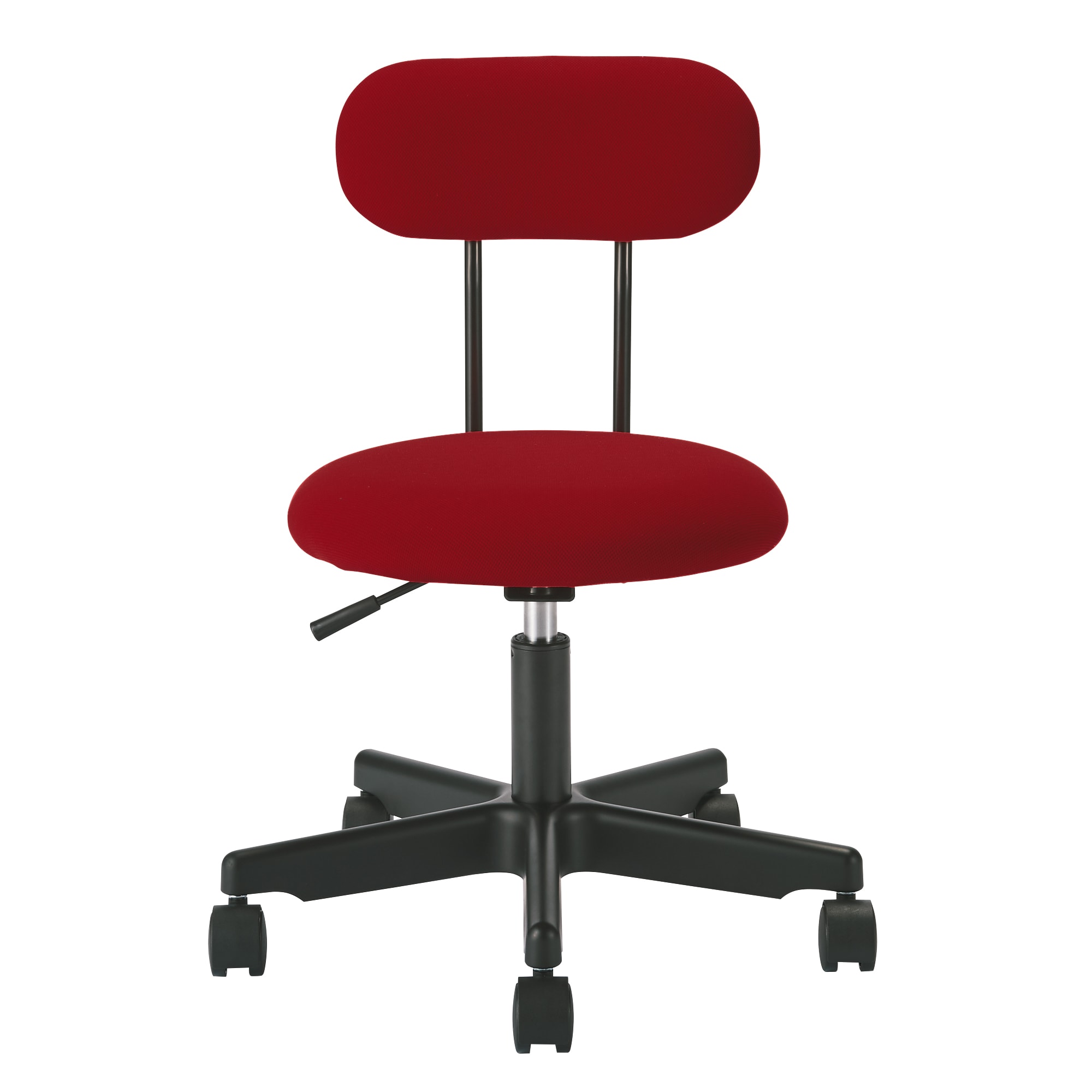 ワーキングチェア・ガススプリング昇降式（赤）