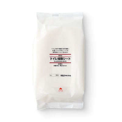 流せるトイレ掃除シート　２０枚入