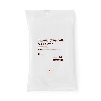 フローリングワイパー用ウェットシート　２０枚入
