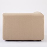 綿平織ユニットソファ・ハーフアーム・大（右）用カバー／ベージュ