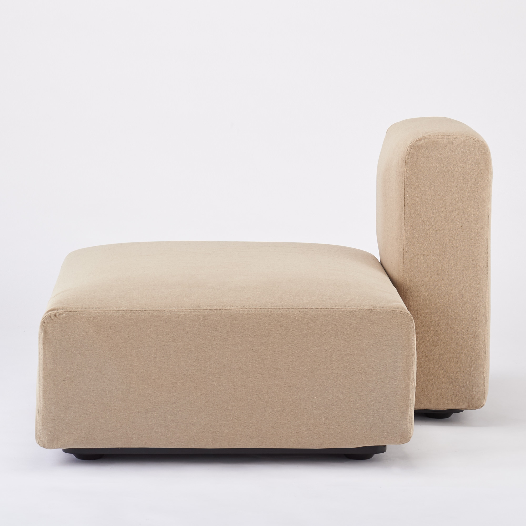 綿平織ユニットソファ・ハーフバックレスト・大用カバー／ベージュ