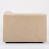 綿シェニールユニットソファ・ハーフアーム・大（左）用カバー／ライトグレー