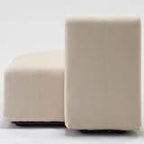 麻綿平織ユニットソファ・ハーフバックレスト・大用カバー／生成