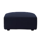 ポリエステル平織ユニットソファ・オットマン・大・幅７７ｃｍ用カバー／ネイビー