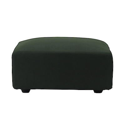 【カバー】ポリエステル平織ユニットソファ・オットマン・大・幅７７ｃｍ用カバー　ダークグリーン