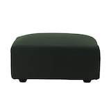 ポリエステル平織ユニットソファ・オットマン・大・幅７７ｃｍ用カバーダークグリーン