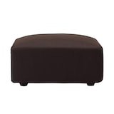 ポリエステル平織ユニットソファ・オットマン・大・幅７７ｃｍ用カバー／ブラウン
