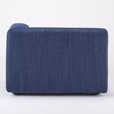 綿デニムユニットソファ・ハーフアーム・大（左）用カバー／ブルー