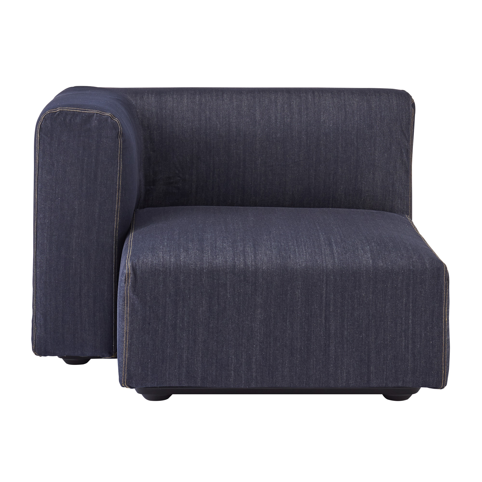 綿デニムユニットソファ・ハーフアーム・大（右）用カバー