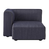 綿デニムユニットソファ・ハーフアーム・大（右）用カバー／ネイビー