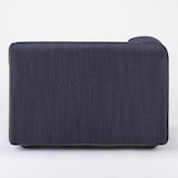 綿デニムユニットソファ・ハーフアーム・大（右）用カバー／ネイビー