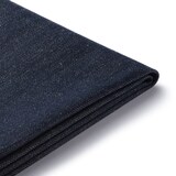 綿デニムユニットソファ・ハーフバックレスト・大用カバー／ネイビー