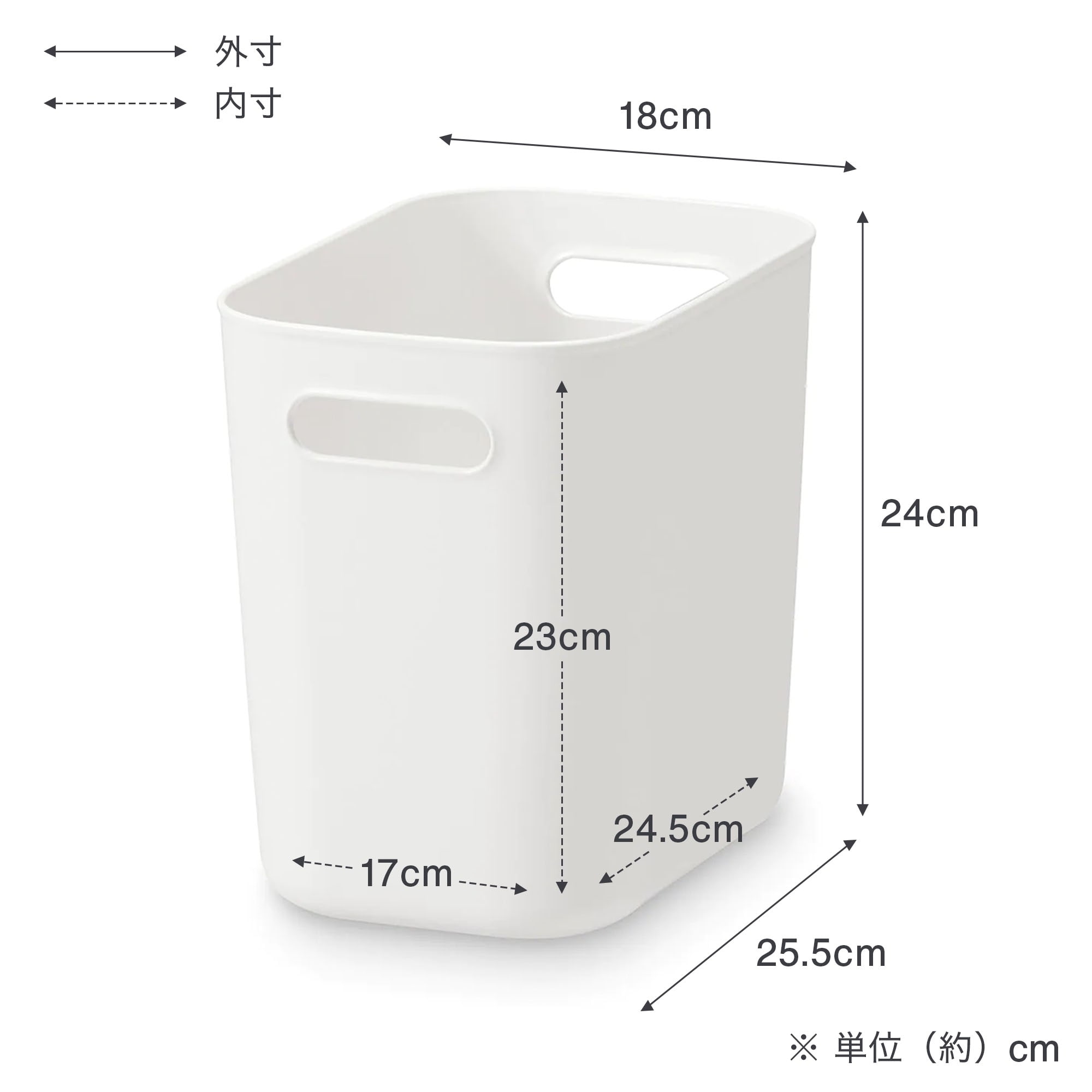 やわらかポリエチレンケース・ハーフ・大