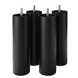 スチール脚・２０ｃｍ／黒（Ｍ８）