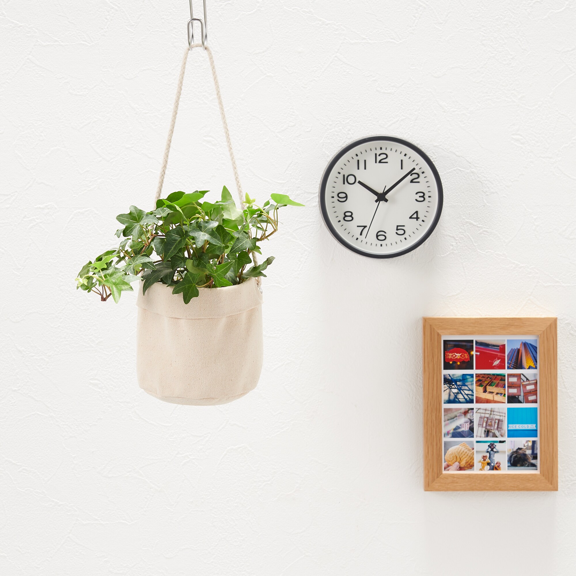 吊りさげるプランターカバー