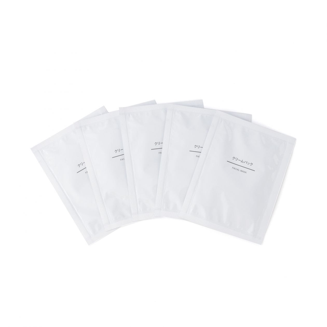 クリームパック ５包入 １回分２枚 ５セット コットン スキンケア用品 通販 無印良品