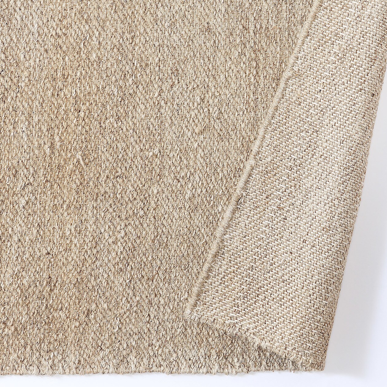 イラクサ混手紡ぎ手織ラグ | 無印良品