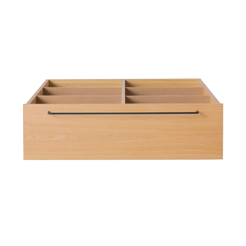 ベッドフレーム下収納・大・オーク材・高さ25cmタイプ | 無印良品 