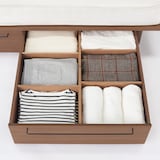 ベッドフレーム下収納・大・ウォールナット材・高さ２５ｃｍタイプ