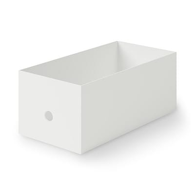 ポリプロピレンスタンドファイルボックス・ワイド・Ａ４用・ホワイト