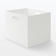 ポリプロピレンファイルボックススタンダード 幅２５ｃｍタイプ 約奥行３２ 高さ２４ｃｍホワイトグレー ファイルボックス 通販 無印良品