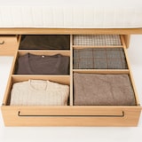 ベッドフレーム下収納・大・オーク材