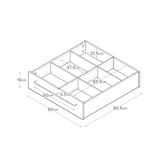 ベッドフレーム下収納・大・オーク材