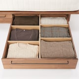 ベッドフレーム下収納・大・ウォールナット材