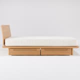 ベッドフレーム下収納・小・オーク材