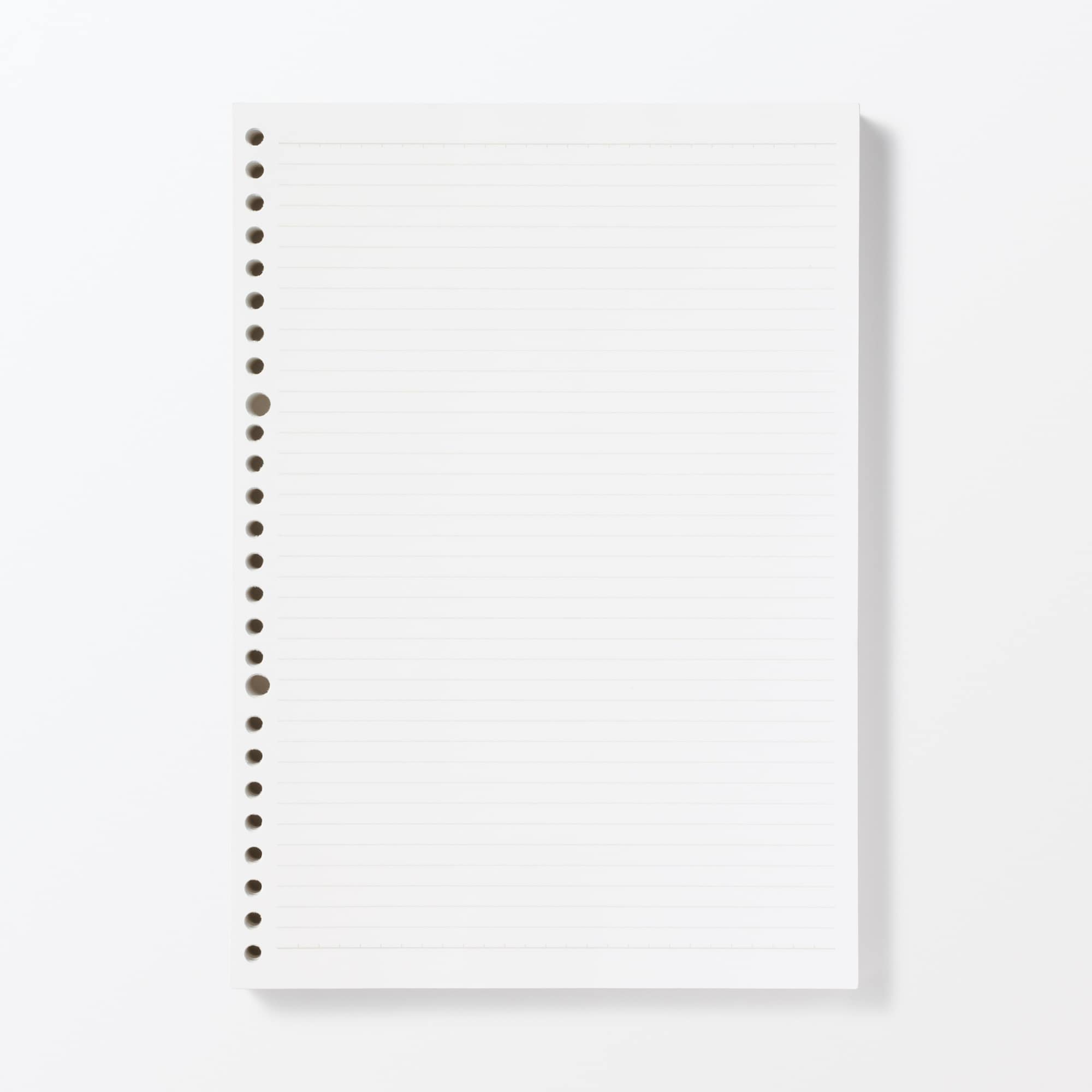 植林木ペーパールーズリーフ／裏うつりしにくいルーズリーフ