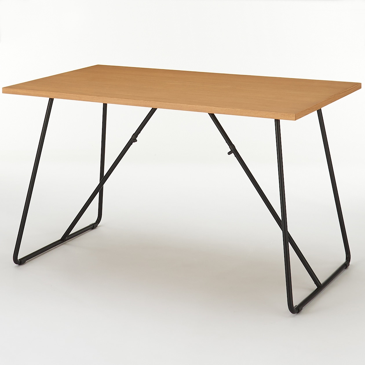 無印良品 折りたたみテーブル オーク材 120cm - ダイニングテーブル