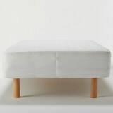 脚付マットレス・ポケットコイル・セミダブル（スチールフレーム・洗えるカバー）