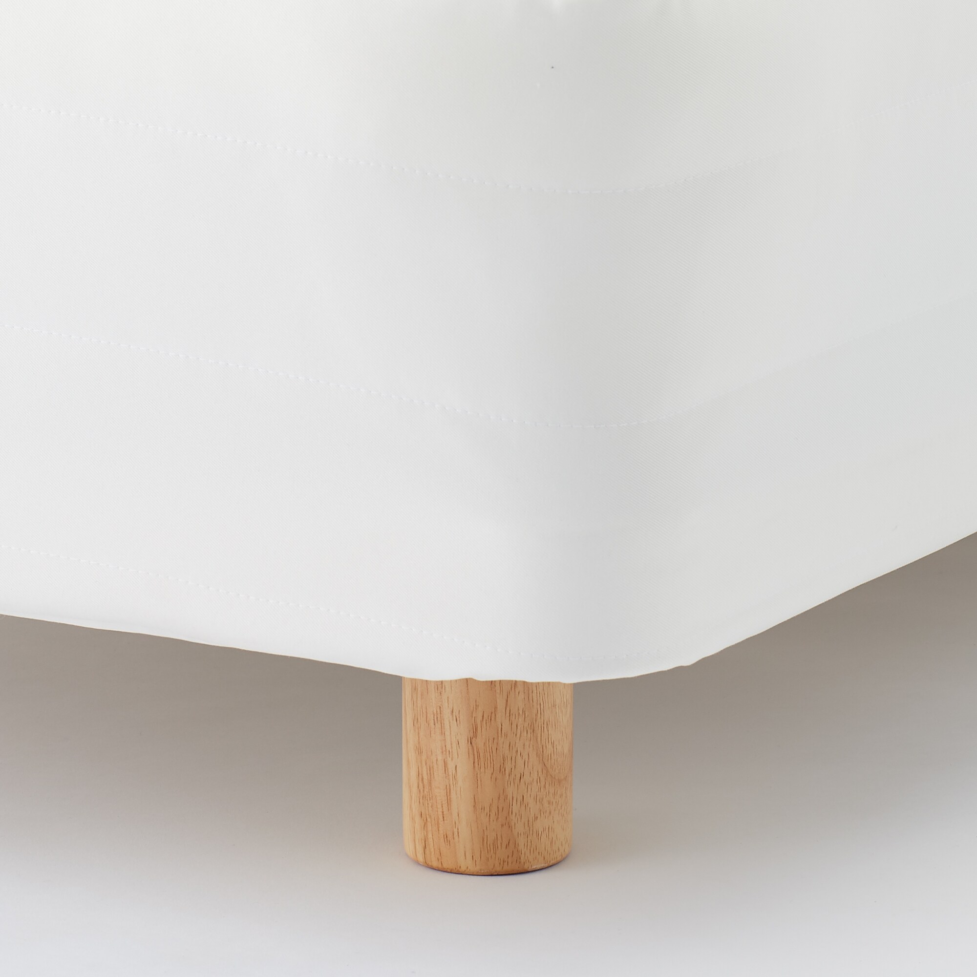 脚付マットレス・ポケットコイル・セミダブル（スチールフレーム・洗えるカバー）