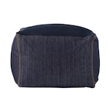 体にフィットするソファ・小・セット・綿デニム（ネイビー）