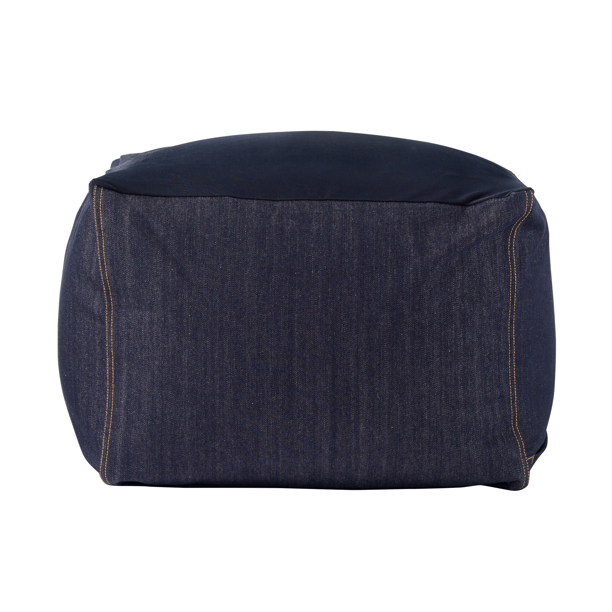 体にフィットするソファ・小・セット・綿デニム（ネイビー）