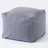 体にフィットするソファ・小・セット・綿デニム（ヒッコリー）