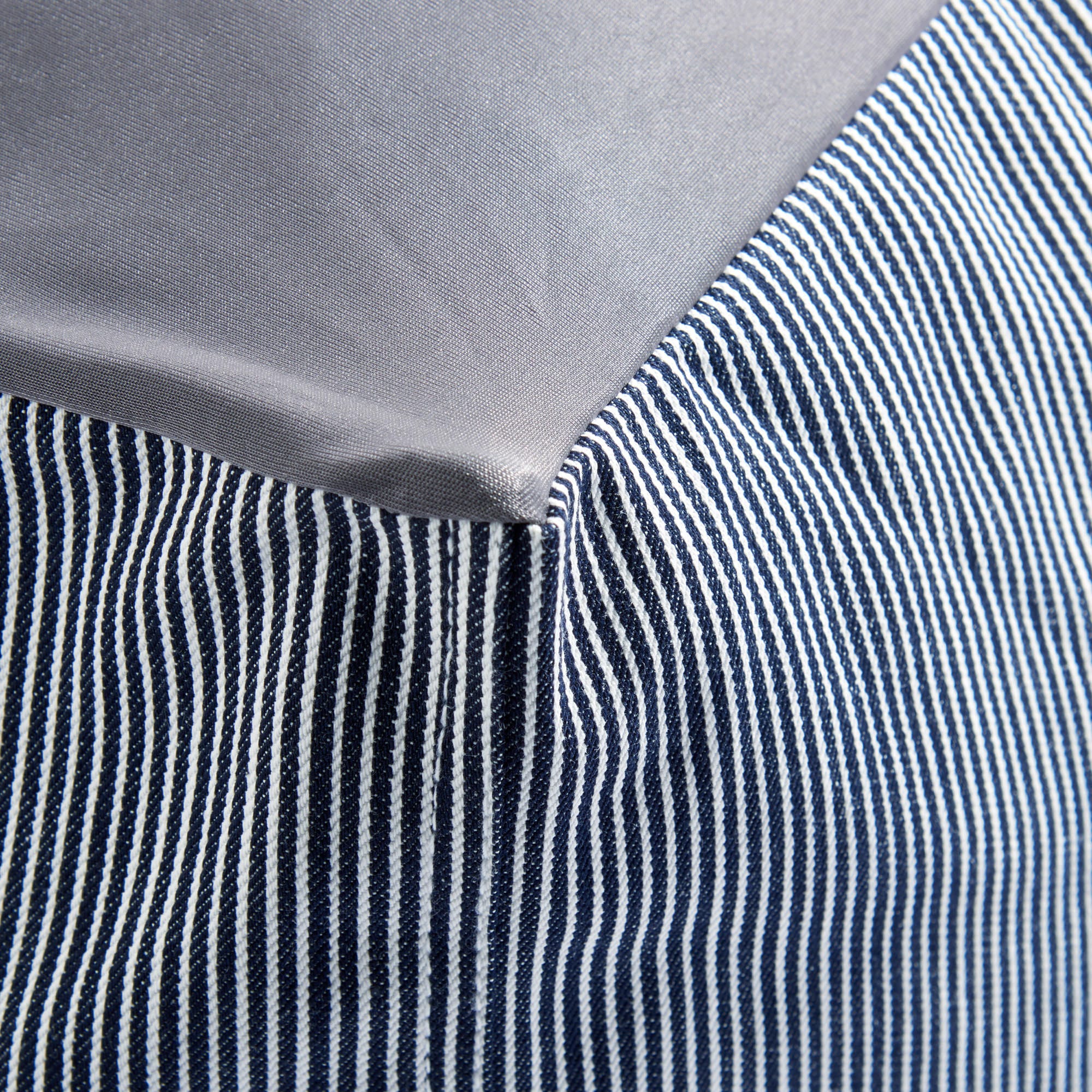 体にフィットするソファ・小・セット・綿デニム（ヒッコリー）