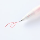 さらさら描けるゲルインキボールペン　ノック式