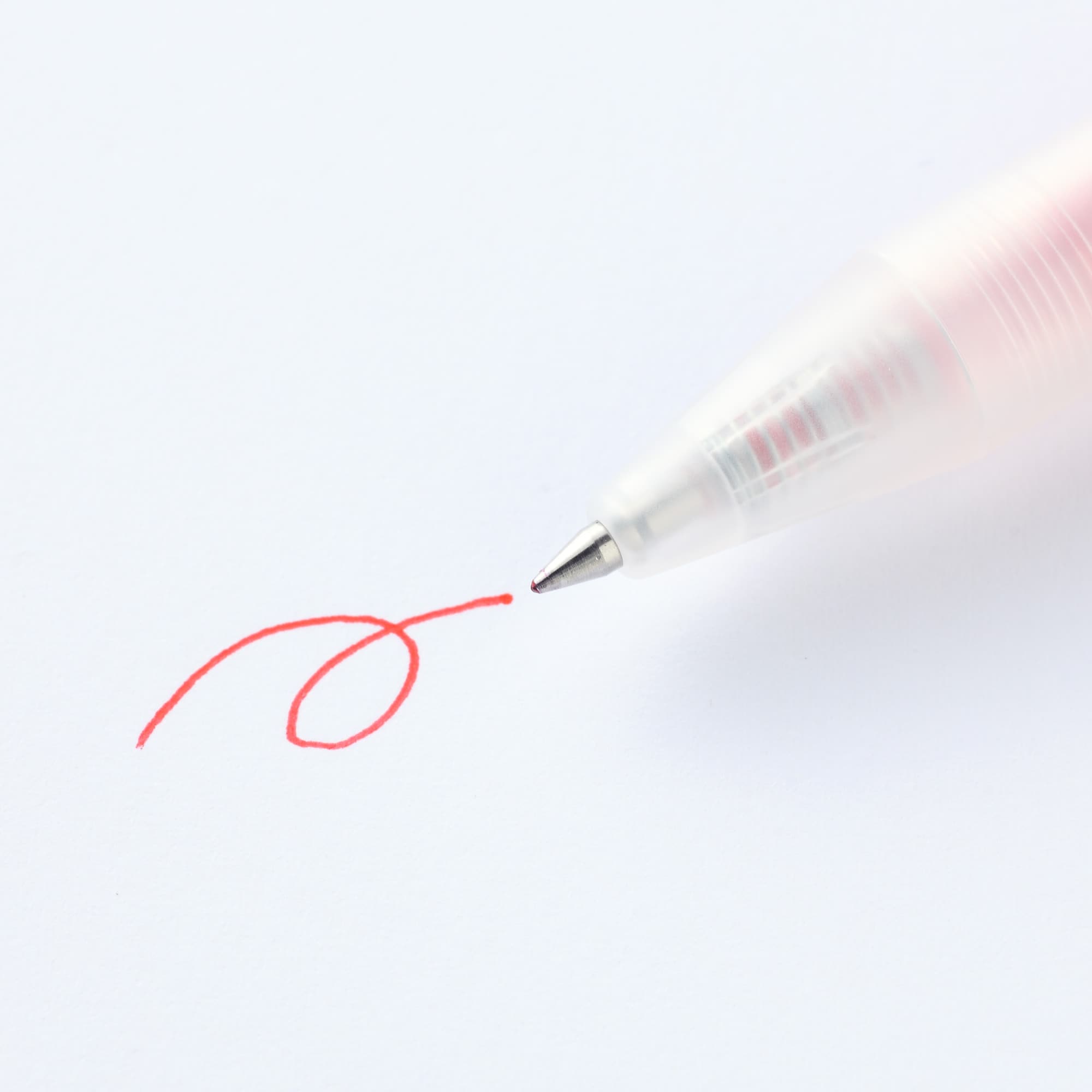 さらさら描けるゲルインキボールペン　ノック式