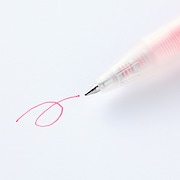 さらさら描けるゲルインキボールペン ノック式 ０ ５ｍｍ ピンク ペン 筆記用具 通販 無印良品