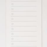 短冊型メモ　チェックリスト