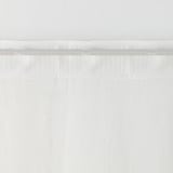 麻ボイルノンプリーツカーテン／オフ白