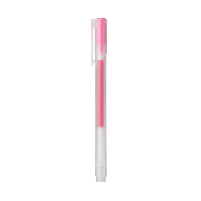 ゲルインキボールペン キャップ式 0.5mm・ピンク | 筆記具・消しゴム 通販 | 無印良品 ゲルインキボールペン キャップ式 0.5mm・ピンク | 筆記具・消しゴム 通販 | 無印良品