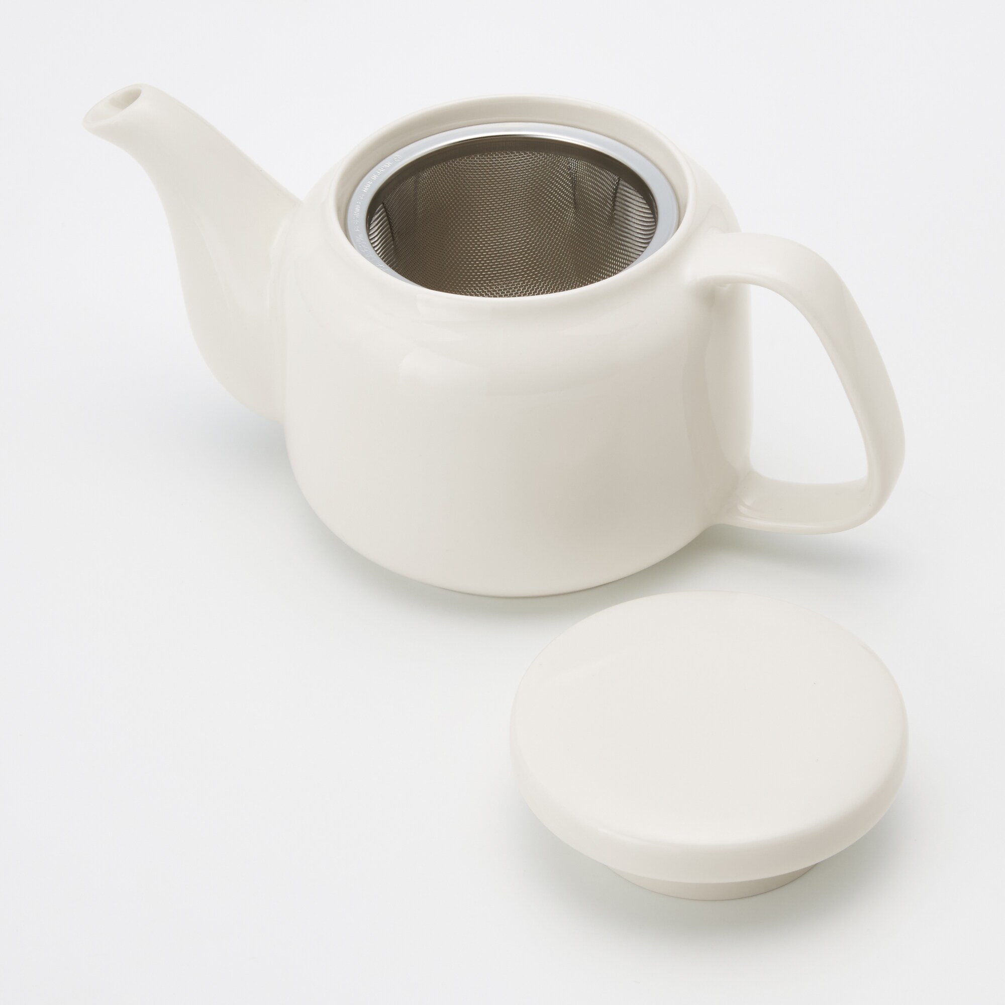 磁器ベージュポット