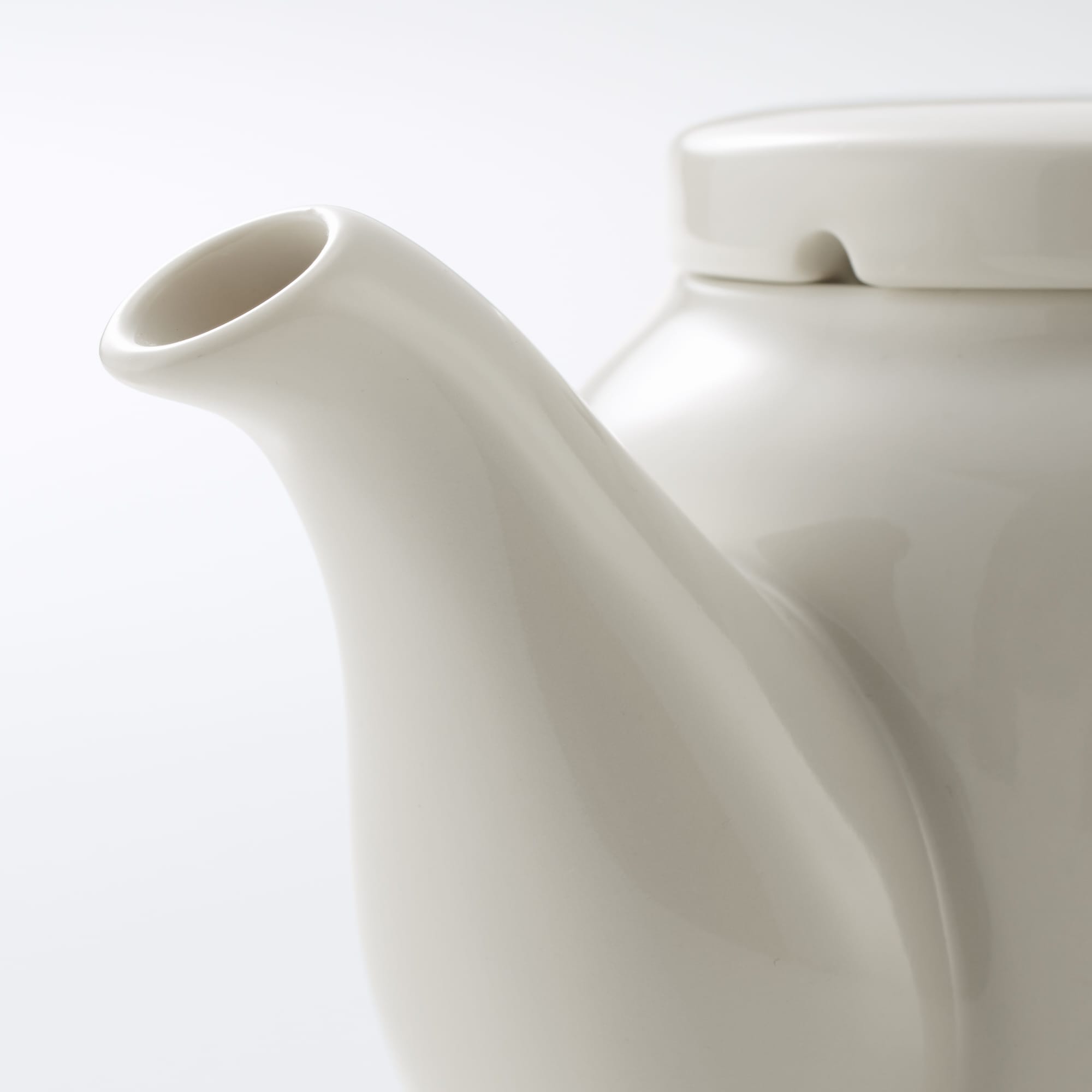 磁器ベージュポット