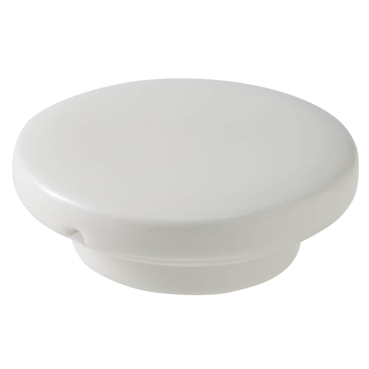 【パーツ】磁器ベージュポット用フタ