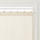 ポリエステルグログラン（防炎）ノンプリーツカーテン／グレー