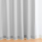 ポリエステルグログラン（防炎）プリーツカーテン２倍ヒダ／遮光裏地付／グレー