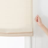 ポリエステルグログラン（防炎）プレーンシェード用生地／グレー