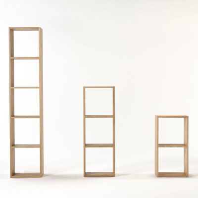 スタッキングシェルフ・5段・オーク材 | 無印良品